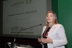 Tais Mazza presented Loesche's grinding solutions for the global cement industry.