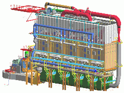 Figure 2: Five-tower DeCONOx facility.