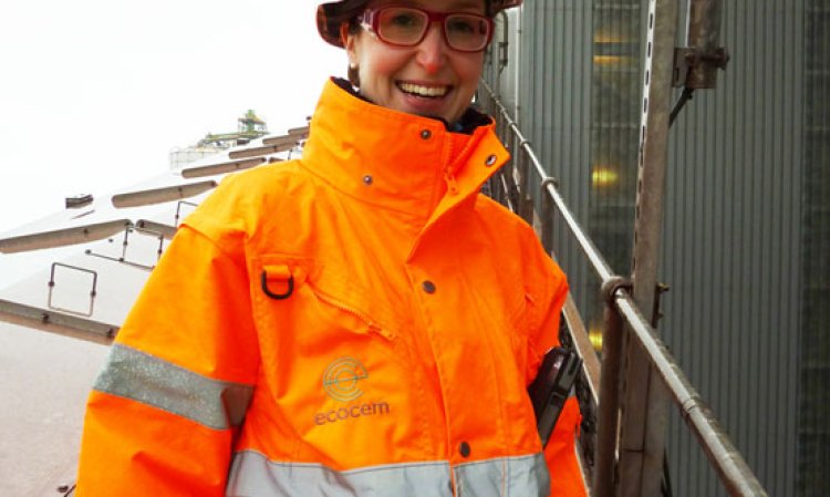 Anne Debenath has been the plant manager of the Ecocem France Dunkirk plant since September 2017.