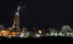 Vicat Sagar Cement's Gulbarga plant under construction.