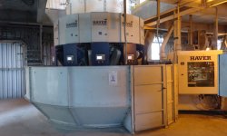 Close-up of the new Haver & Boecker Roto-Packer.