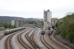 Former site owner Lafarge made vast improvements to the Hope plant's rail infrastructure, which Industrial Director Ashley Bryan refers to as the 'lifeline' of the plant.