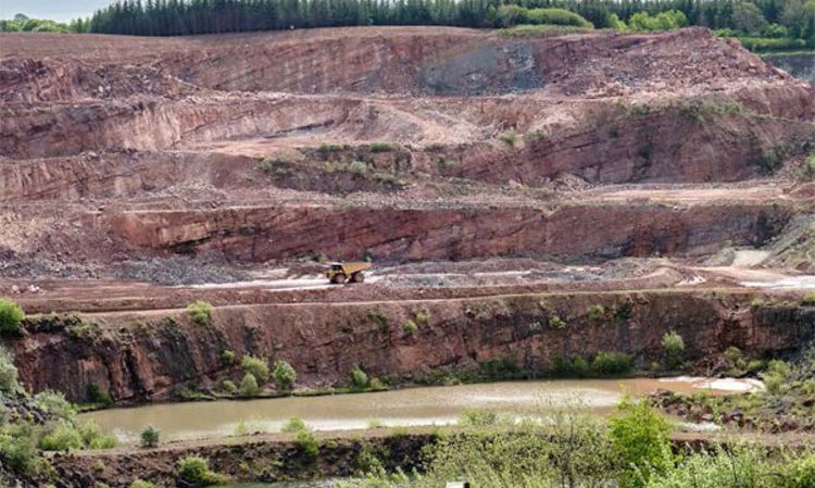 The Cookstown limestone quarry is one of the most difficult for cement production in the whole of Europe.