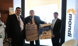 Figure 4: Left to right - Abdel Hafez Abki (Managing Director, Mondi Industrial Bags - Iraq Project), Yazan Masa (Deputy Sales Manager, Mondi  - Jordan paper Sacks) and Issa Azar (Managing Director, Mondi - Jordan paper Sacks).