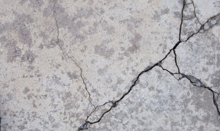 Cracks in concrete are likely when cement is unsound.