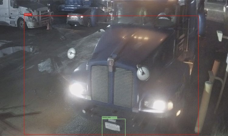 The technology is not thrown when reading licence plates in the dark.